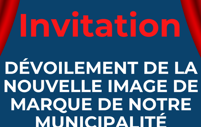 Invitation au dévoilement de la nouvelle image de marque